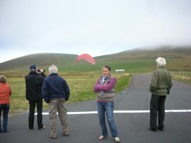 Regroupement au sommet du Col