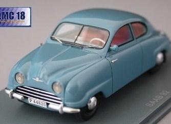 SAAB 92 B bleue 1952 43éme Fabrication Néo