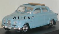 SAAB 96 1960 bleue toit ouvrant 43éme Fabrication Troféu