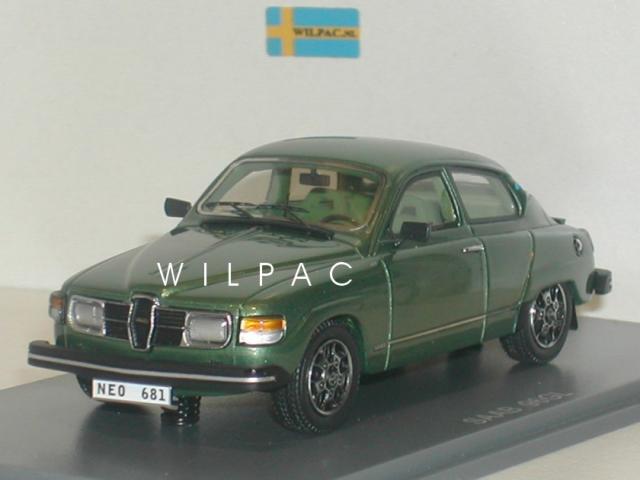 SAAB 96 1979 vert métallisé 43éme Fabrication Néo