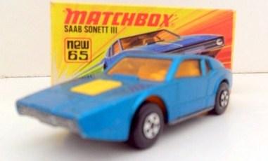 SAAB Sonett II Fabrication Matchbox superfast